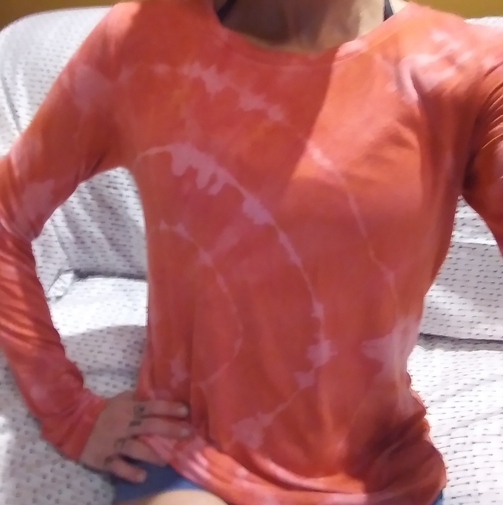 Tie-dyed long sleeved T-shirt NWOT